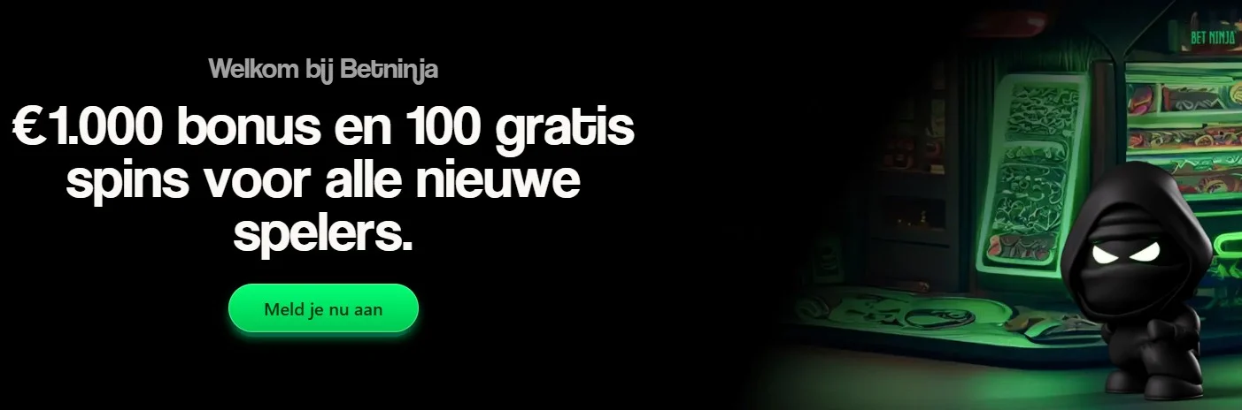 Betninja Casino Bonussen en acties bij Betninja Casino